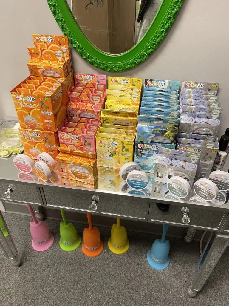 cleaners and accompanying toilet brushes