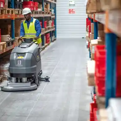 Warehouse cleaning